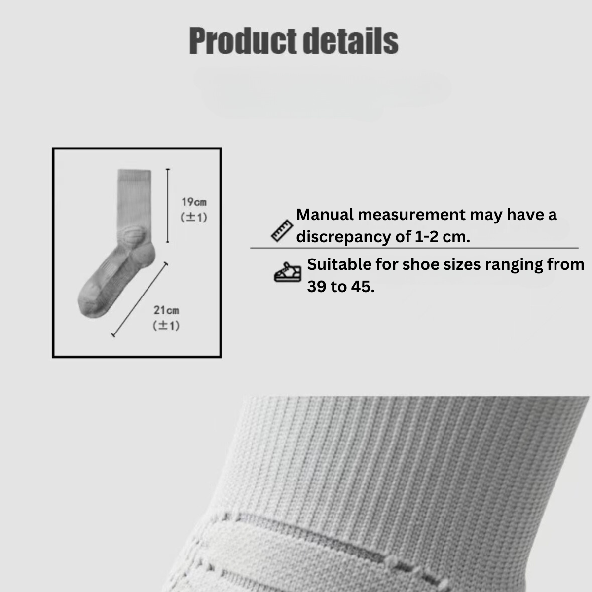 LANCEMAKER Men's Long Basketball Socks - Thickened Breathable Sweat-Absorbing Athletic Socks