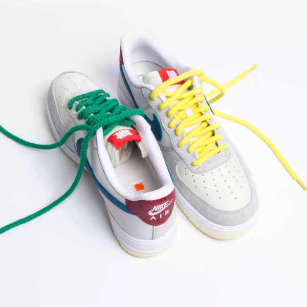 LANCEMAKER Compatible Shoelaces Shoe string Air Force 1 / DUNK Canvas Cotton 7mm Round Shoelaces × 2pc