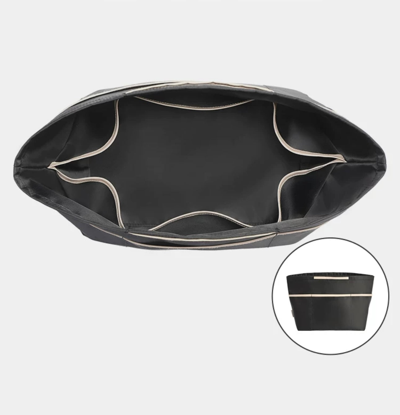 BAGINBAG LONGCHAMP Handmade Tote Bag Insert Organizer Inner Pocket Bag-in-Bag Bag Inner