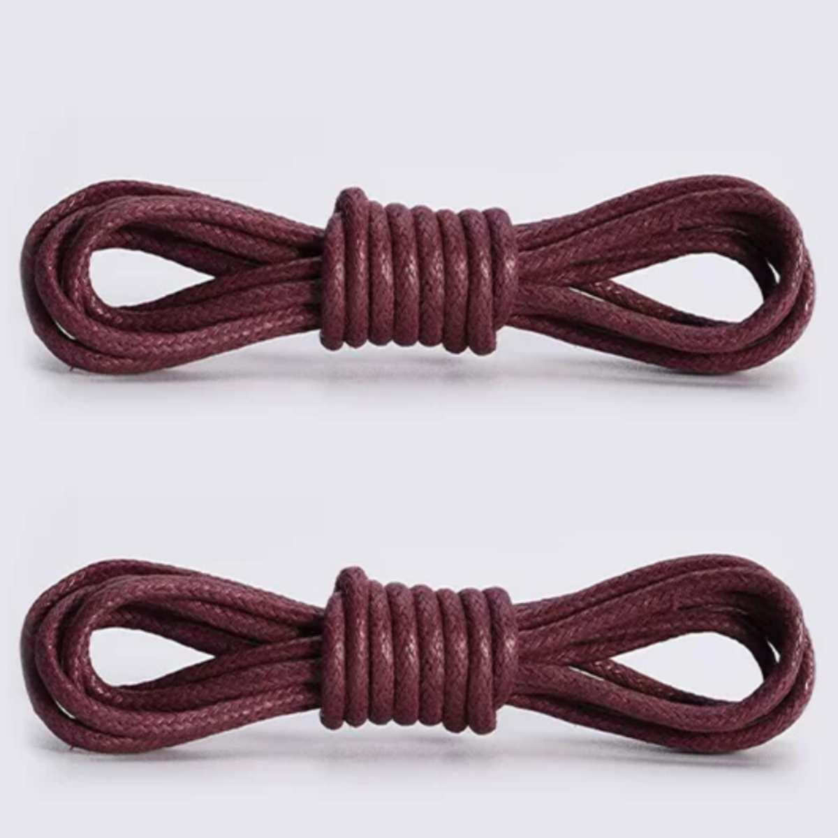 ShoeSpa Waxed Cotton Round Shoelaces Shoe string Compatible with Dress Shoes Canvas Shoes and Martens 2 Pairs