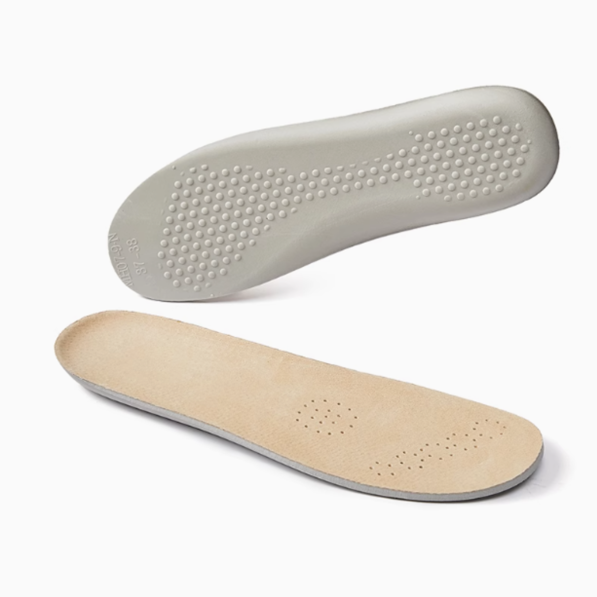 Shoespa Genuine Leather Latex Insole Compatible with McQueen Shoes 1 Pair