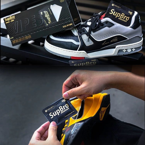 SupBro Shoe Cleaning Wipes No-Rinse Sports Sneakers Care Stain Remover x 30 Pieces