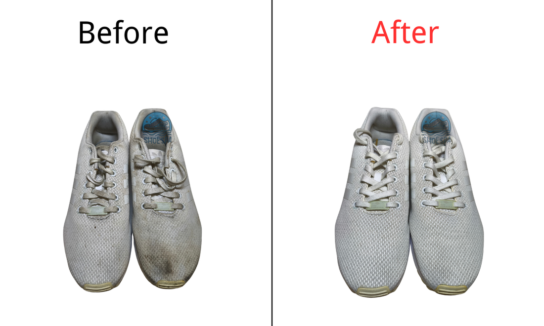 We have discovered a better way to clean shoes, bringing them back to life.