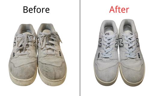 Amazing result😍😍! For Clean New Balance 550! Shoe clean/sneaker clean