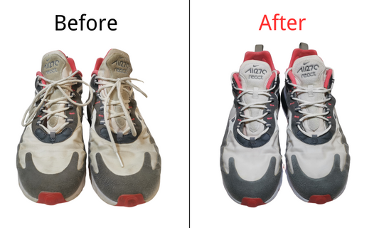Before & After Magic!😍😍 For Clean Nike Air React! Shoe clean/sneaker clean