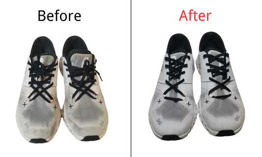 Before & After Magic! 😍😍 For Clean ON® (QC)Shoes!  Shoe clean/sneaker clean