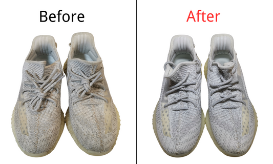 Before & After Magic😍😍! For Yeezy Boost 350! Shoe clean/sneaker clean