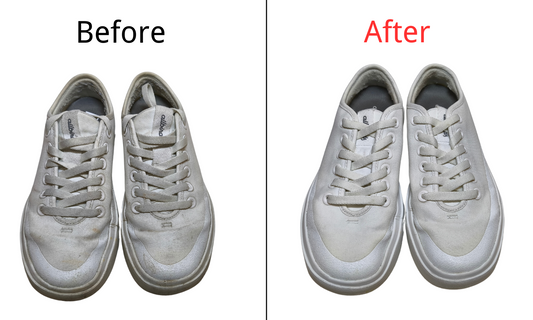 Massive difference! To Clean Allbirds Shoe clean/Sneaker clean