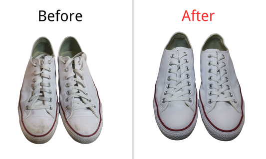 Before & After Magic!😍😍 For Clean Converse All Star!  Shoe clean/sneaker clean