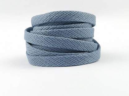 ShoeSpa Shoelace Shoe string Mist Blue Suitable for Canvas and Athletic Shoes, Compatible with Air Force 1, AJ1