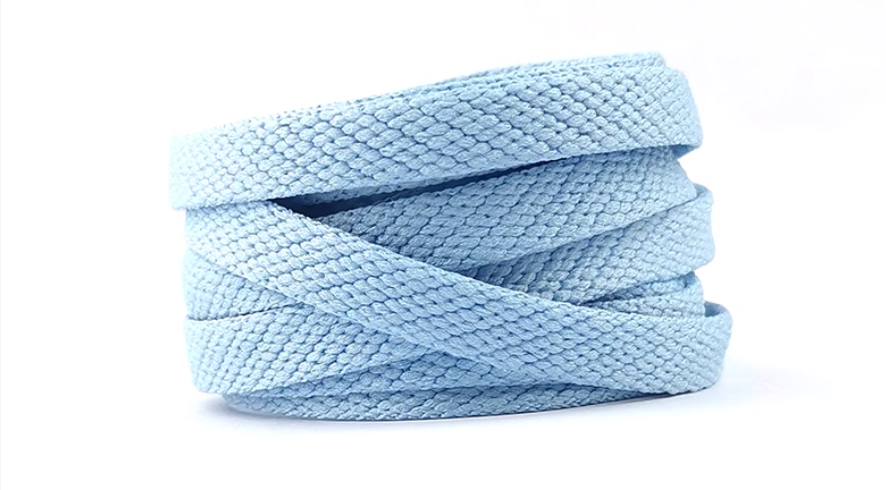 ShoeSpa Shoelace Shoe string Mist Blue Suitable for Canvas and Athletic Shoes, Compatible with Air Force 1, AJ1