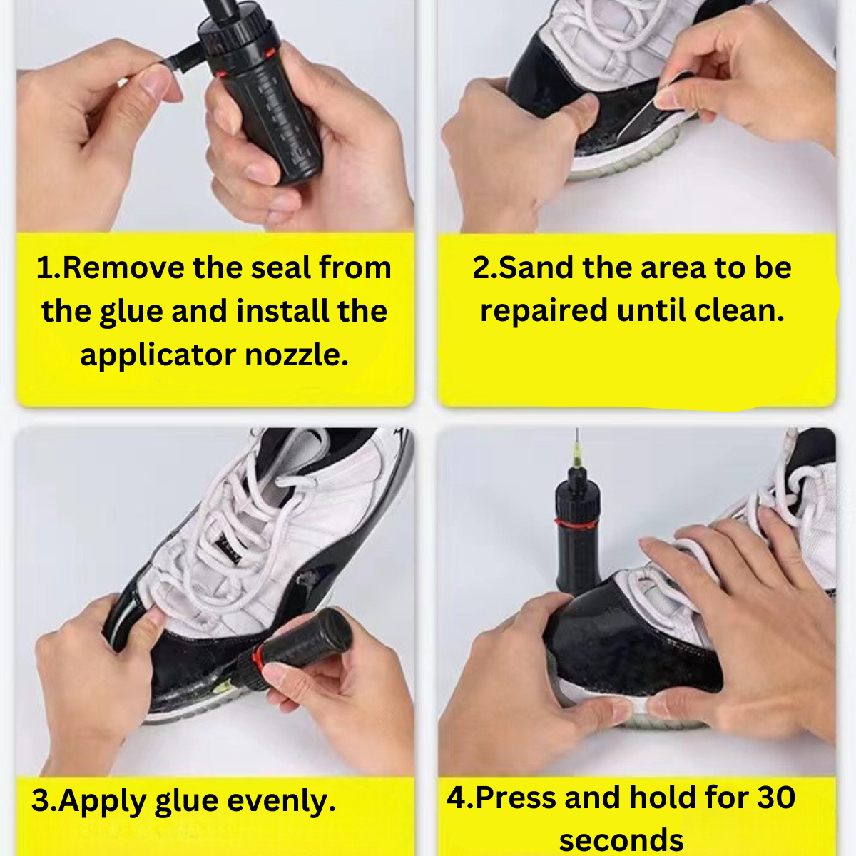 GOTO Quick-Dry Fast-Acting and Waterproof Adhesive Shoe Glue  30ml