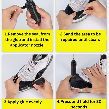 GOTO Quick-Dry Fast-Acting and Waterproof Adhesive Shoe Glue  30ml