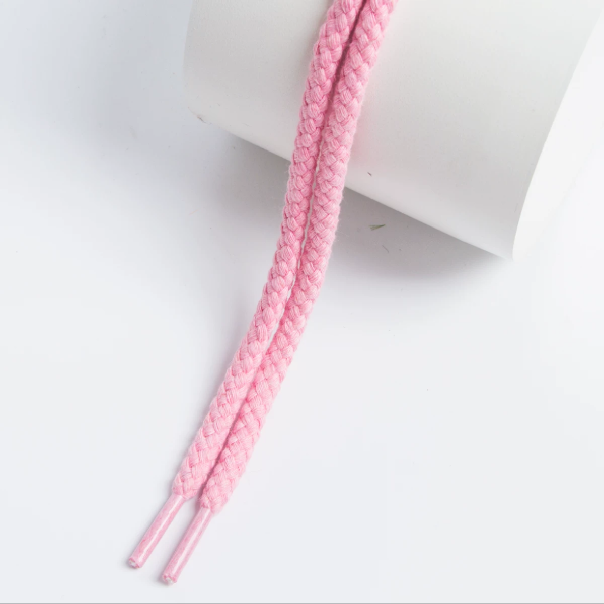 LANCEMAKER Cotton-Linen Braided Round Shoelaces Shoe string 7mm Multiple Colors Available Suitable for Sneakers Canvas Shoes and Athletic Shoes 1 Pair