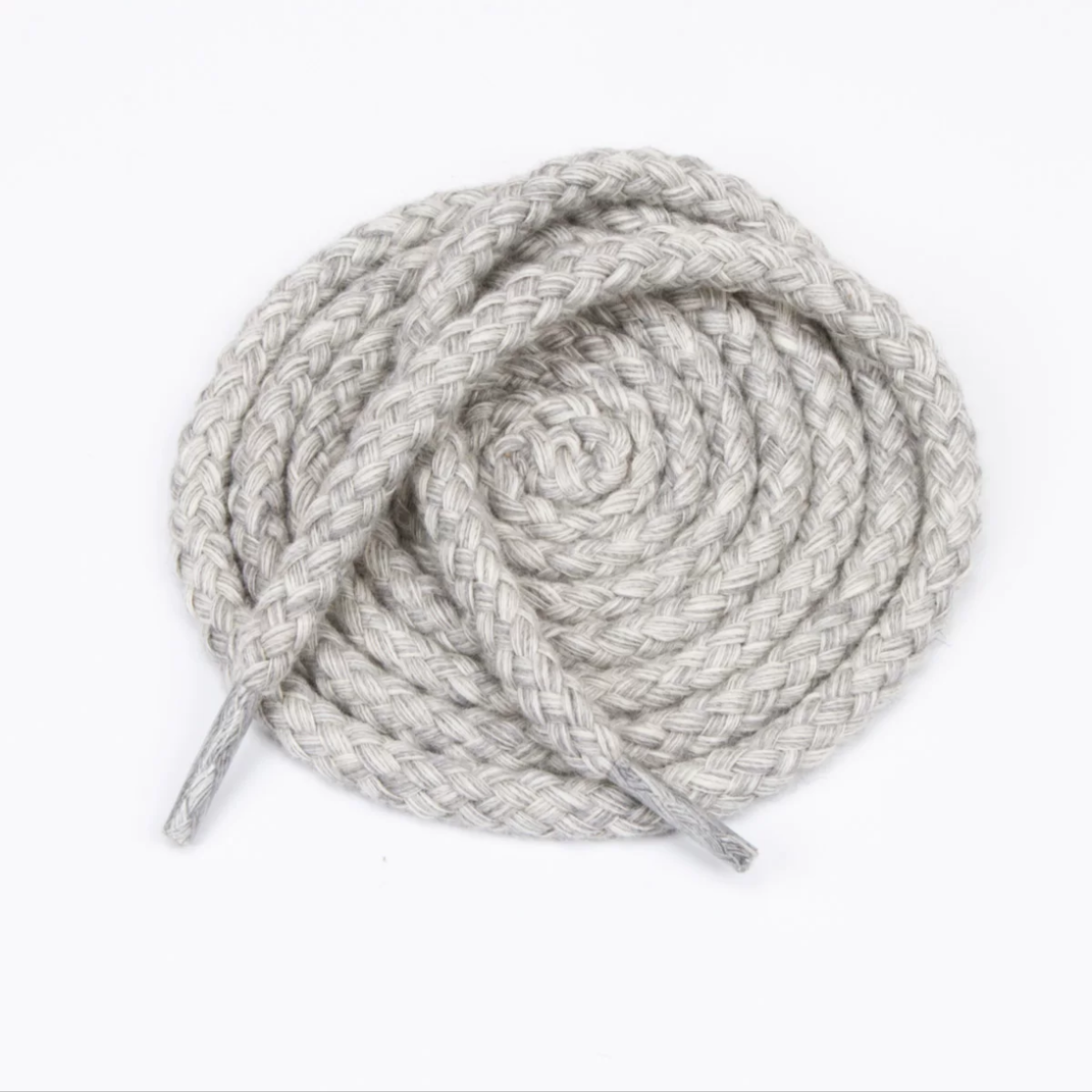 LANCEMAKER Cotton-Linen Braided Round Shoelaces Shoe string 7mm Multiple Colors Available Suitable for Sneakers Canvas Shoes and Athletic Shoes 1 Pair