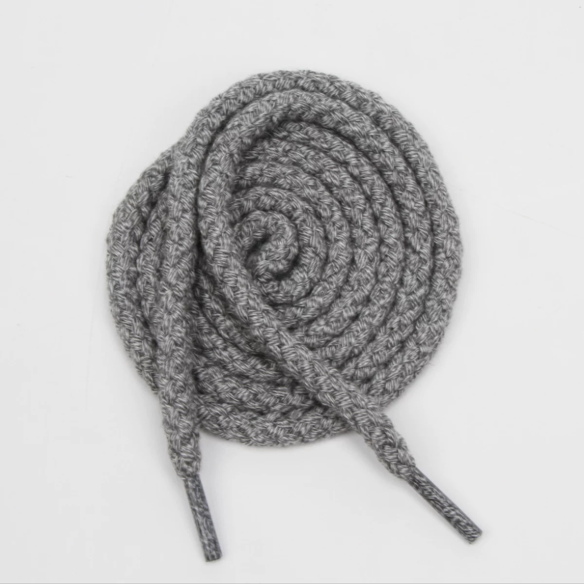 LANCEMAKER Cotton-Linen Braided Round Shoelaces Shoe string 7mm Multiple Colors Available Suitable for Sneakers Canvas Shoes and Athletic Shoes 1 Pair