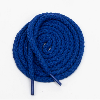 LANCEMAKER Cotton-Linen Braided Round Shoelaces Shoe string 7mm Multiple Colors Available Suitable for Sneakers Canvas Shoes and Athletic Shoes 1 Pair