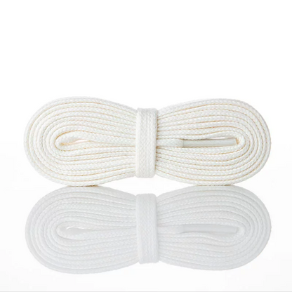 LANCEMAKER Cotton Shoelaces Shoe stringSuitable for Canvas and Athletic Shoes 2 Pairs