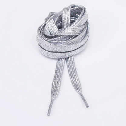 LANCEMAKER Shimmering Silk Shoelaces Shoe string Multiple Colors Available Suitable for Sneakers Canvas Shoes and Athletic Shoes 1 Pair