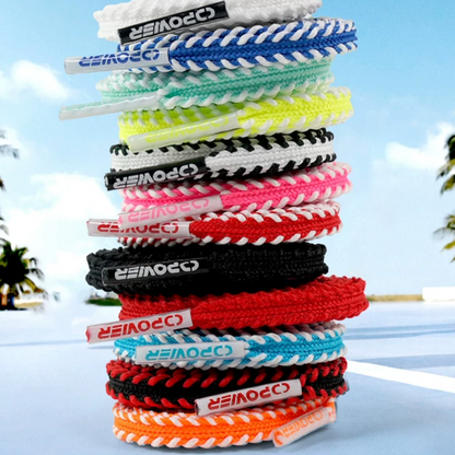 OUPOWER Football Shoe Laces Shoe string - Serrated Anti-Slip Design 1 Pair