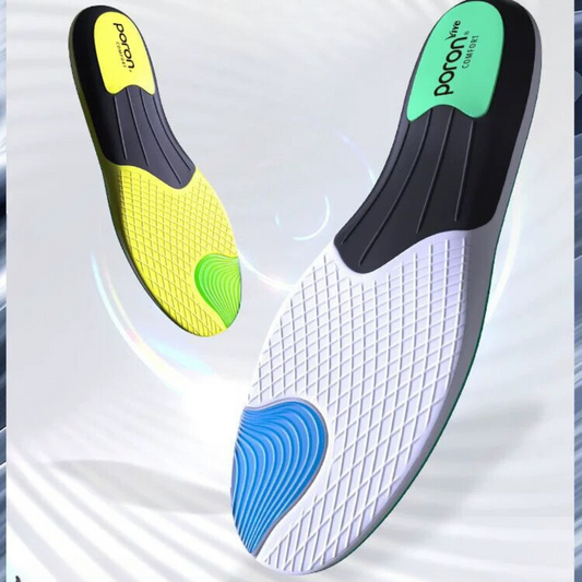 PORON Arch Support Professional Sports Thickened TPU High Elastic Basketball Shoe Insoles ×1 Pair
