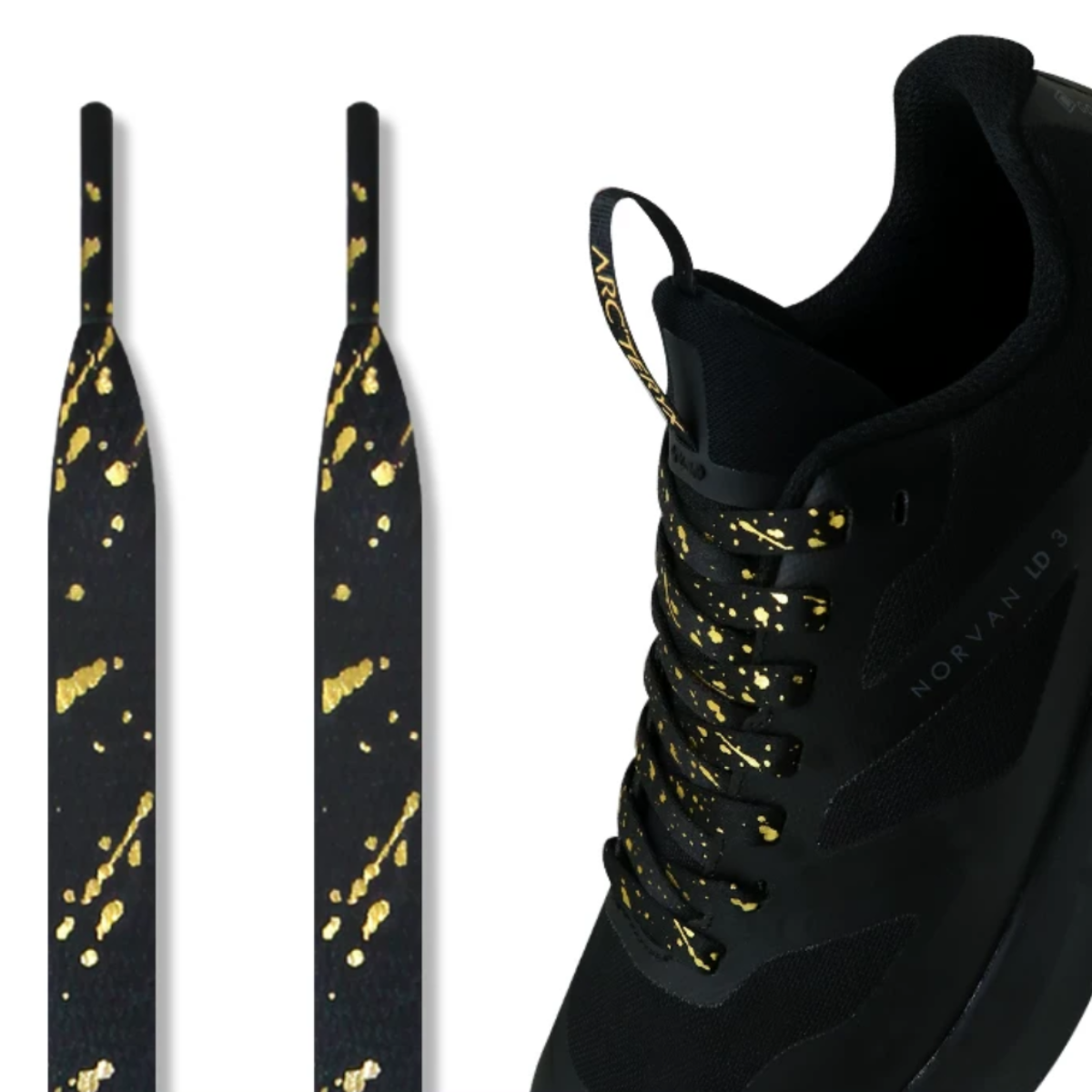 ShoeSpa Hiking Outdoor Running Shoelaces Shoe string Compatible with Arc'teryx Footwear
