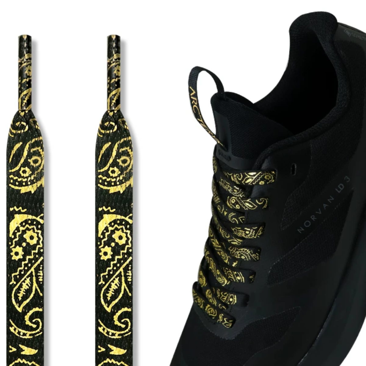 ShoeSpa Hiking Outdoor Running Shoelaces Shoe string Compatible with Arc'teryx Footwear