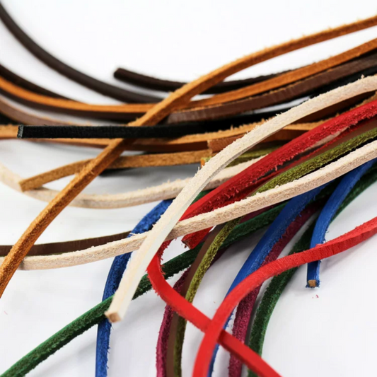 ShoeSpa Leather Shoelaces Shoe string Compatible with Dress Shoes Canvas Shoes and Martens 1 Pair