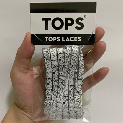ShoeSpa Patterned Shoelaces Shoe string Universal Fit for Sneakers Athletic Shoes and Canvas Shoes 1 Pair