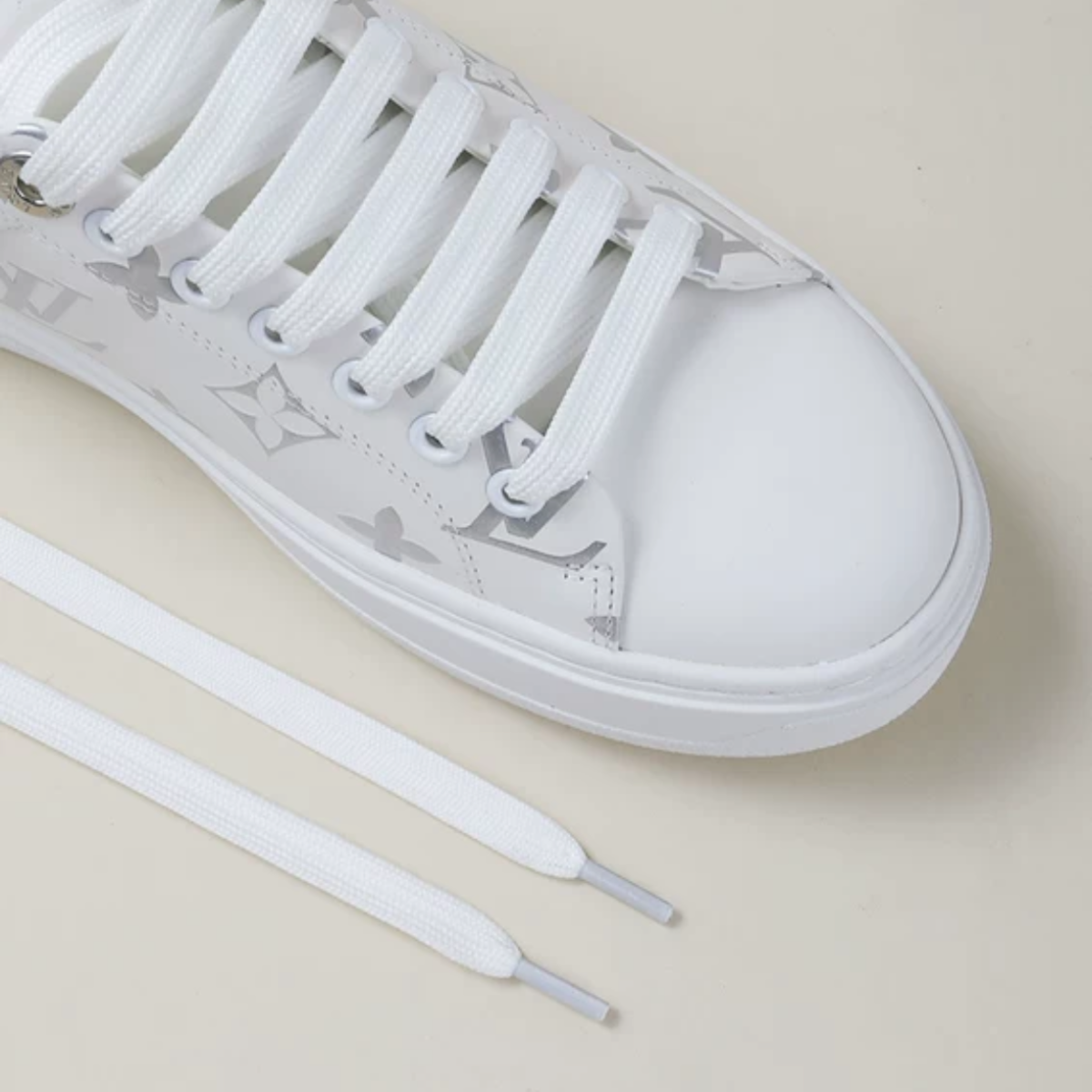 ShoeSpa Shoelaces Shoe string Compatible with LV Time Out Shoes 2 Pairs