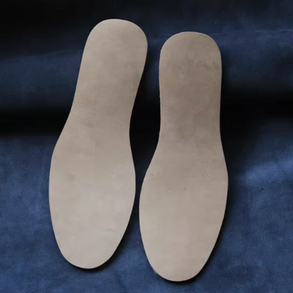 Shoespa Extra-Large Big Size Genuine Leather Cowhide Insole Shoe Insert 1 Pair