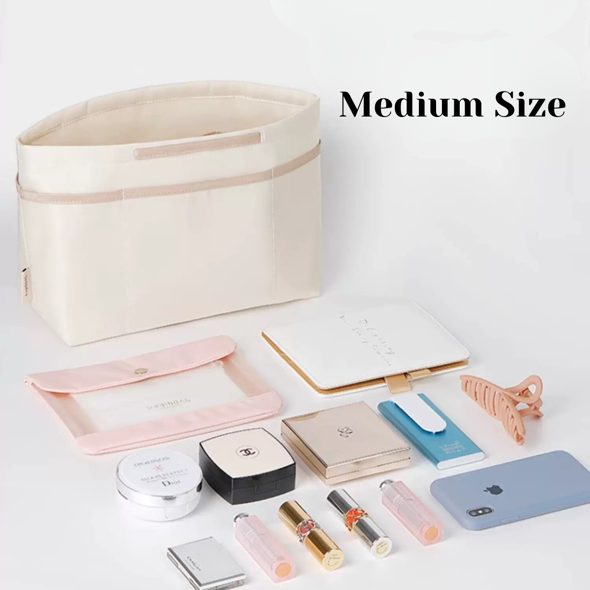 BAGINBAG LONGCHAMP Handmade Tote Bag Insert Organizer Inner Pocket Bag-in-Bag Bag Inner